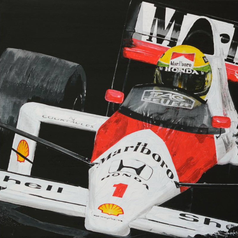 Illustration for article titled The most iconic race cars in history captured in beautiful paintings
